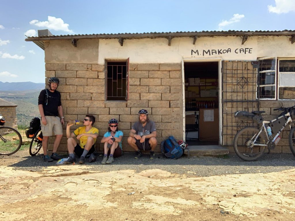 friends, bikepacking, africa, solving problems