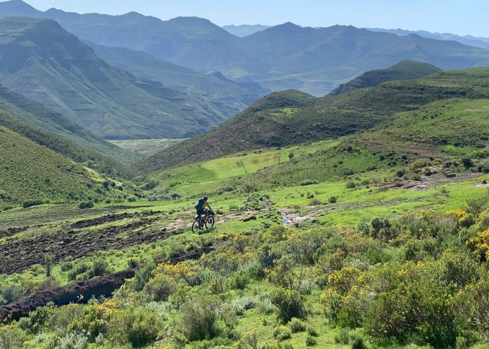 Africa bike scenery mountains